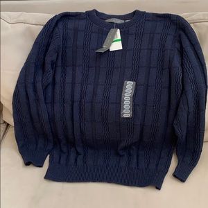 Oscar de la Renta dark blue/navy sweater